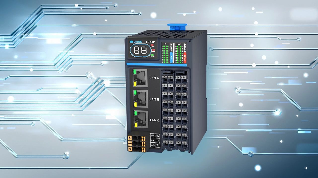 聯(lián)誠EC400大型PLC，支持雙PLC冗余